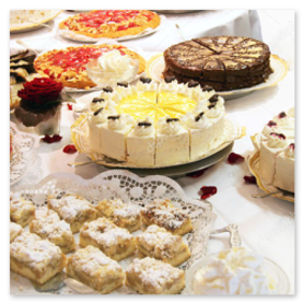 Kuchenverkauf für den guten Zweck